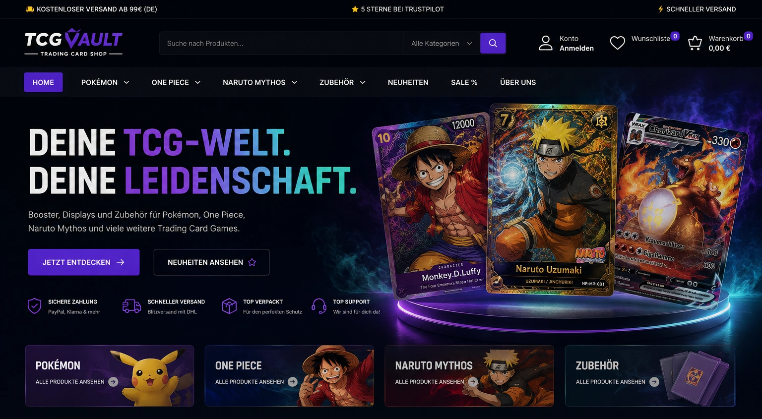TCG Vault Shop