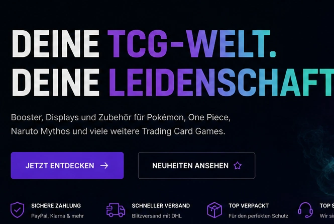 TCG Vault Hero Text