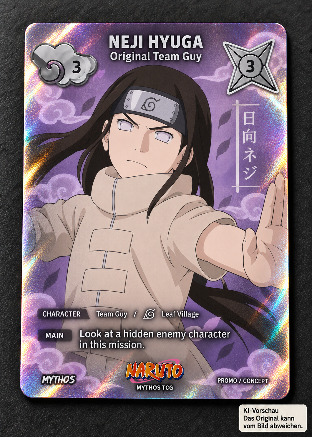 Neji Hyuga Promo – Naruto Mythos Shinobi Shiren – KI-Vorschau, Original kann abweichen