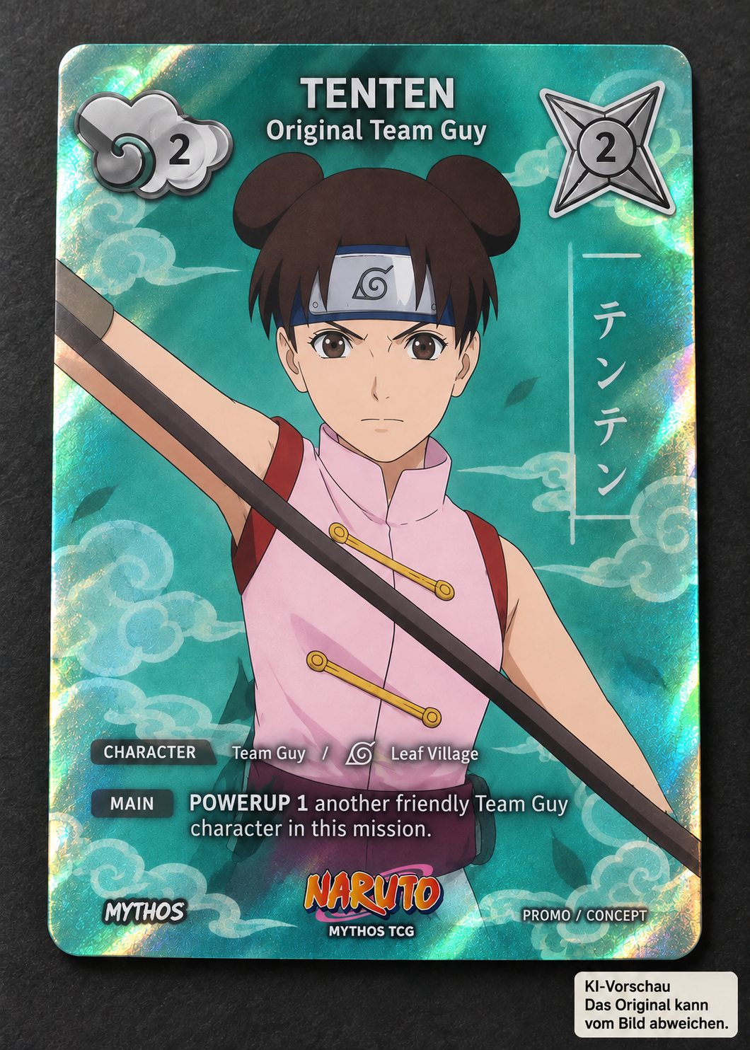 Tenten Promo – Naruto Mythos Shinobi Shiren – KI-Vorschau, Original kann abweichen
